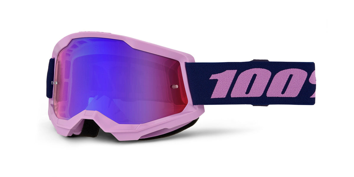 Brýle 100% Strata 2 NEW fialové, červené/modré plexi