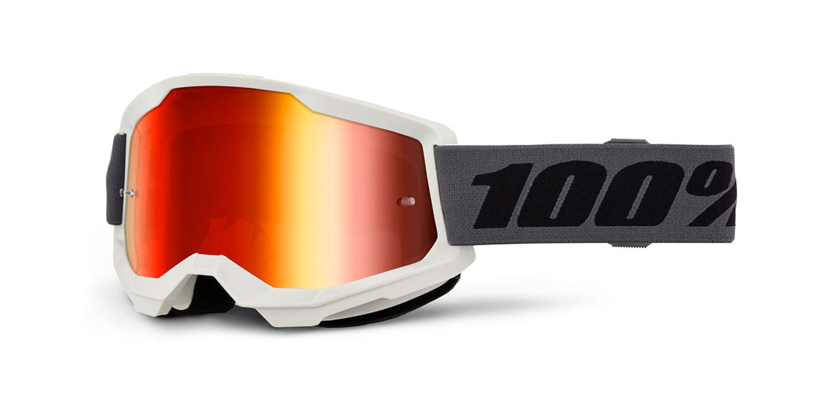 Brýle 100% Strata 2 NEW šedé, červené plexi