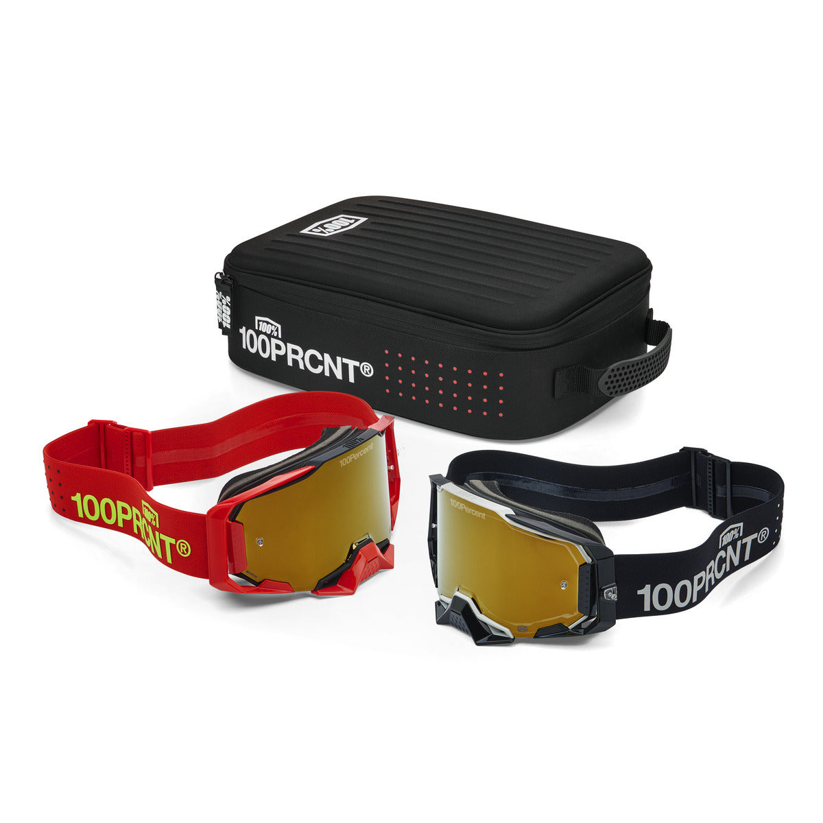 Brýle 100% Dual Armega Racer PRO Pack true zlaté plexi