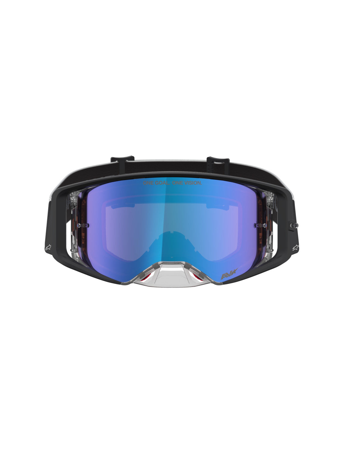 Brýle Alpinestars Supertech Atrox černá/stříbrná, zrcadlové růžové plexi