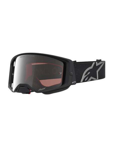 Brýle Alpinestars Supertech Vesta černá matná/stříbrná, zrcadlové stříbrné plexi