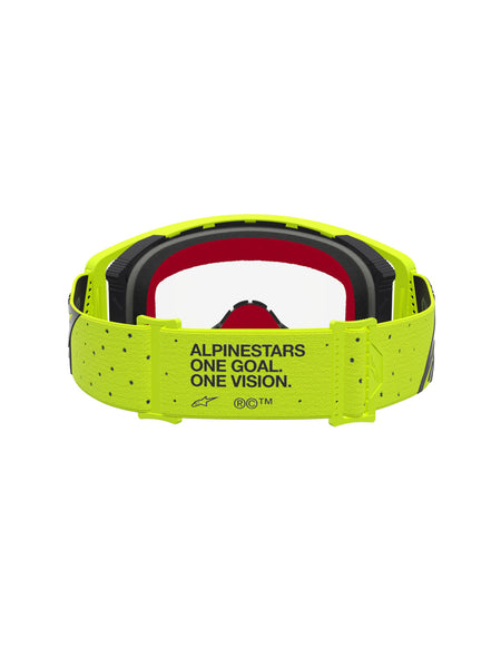 Brýle Alpinestars Supertech Vesta žlutá fluo/černá, čiré plexi