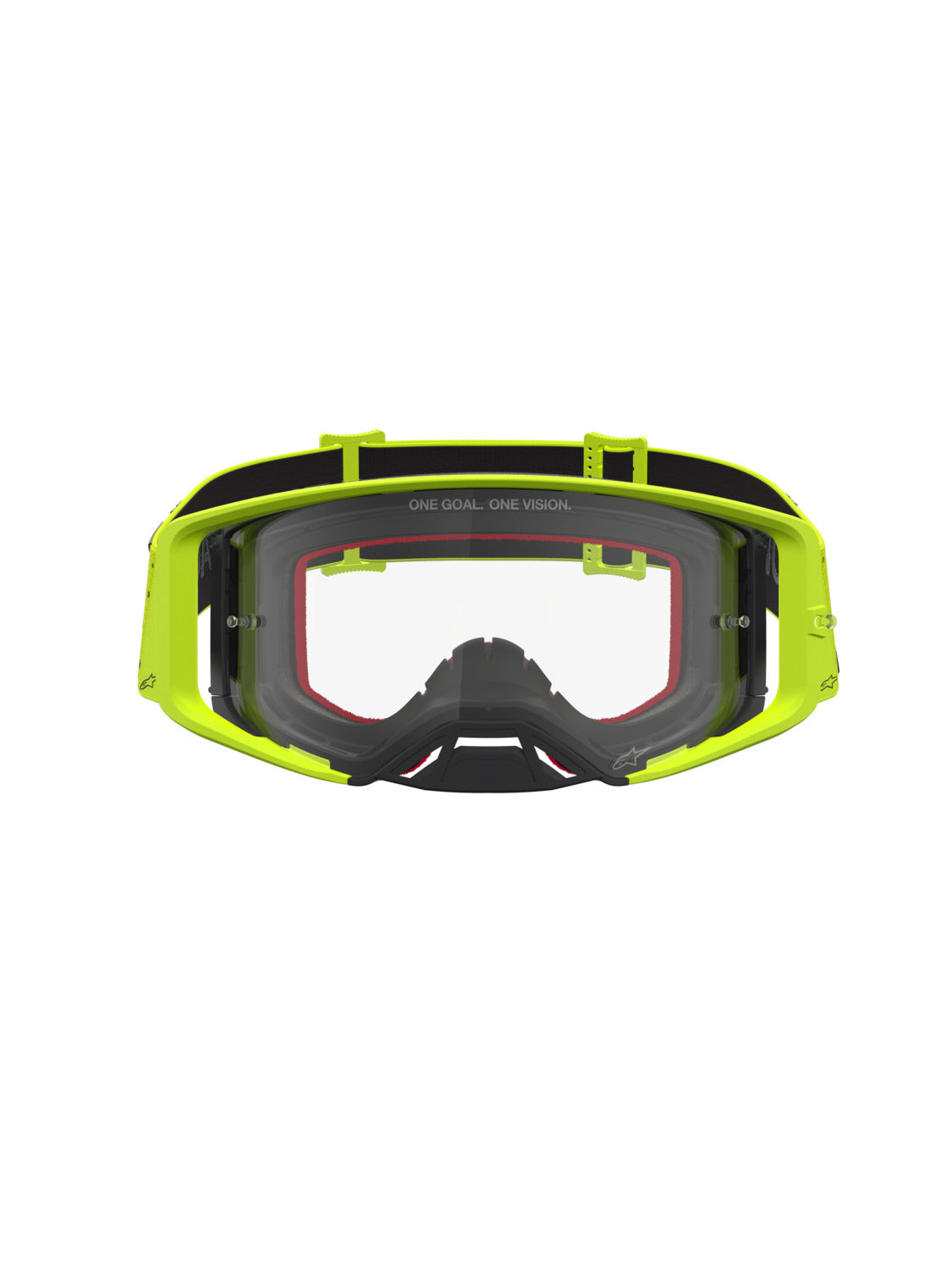 Brýle Alpinestars Supertech Vesta žlutá fluo/černá, čiré plexi