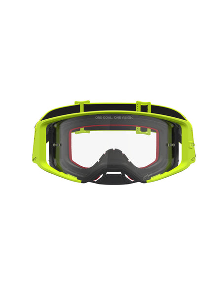 Brýle Alpinestars Supertech Vesta žlutá fluo/černá, čiré plexi