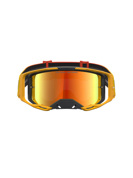 Brýle Alpinestars Vision 8 Amber žlutá/červená/černá, zrcadlové červené plexi
