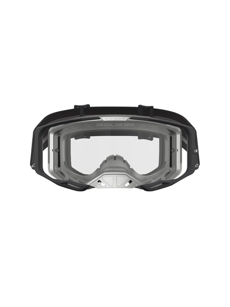 Brýle Alpinestars Vision 8 Amber černá/stříbrná, čiré plexi