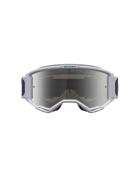 Brýle Alpinestars Vision 5 Drag světle fialová/modrá, zrcadlové stříbrné plexi