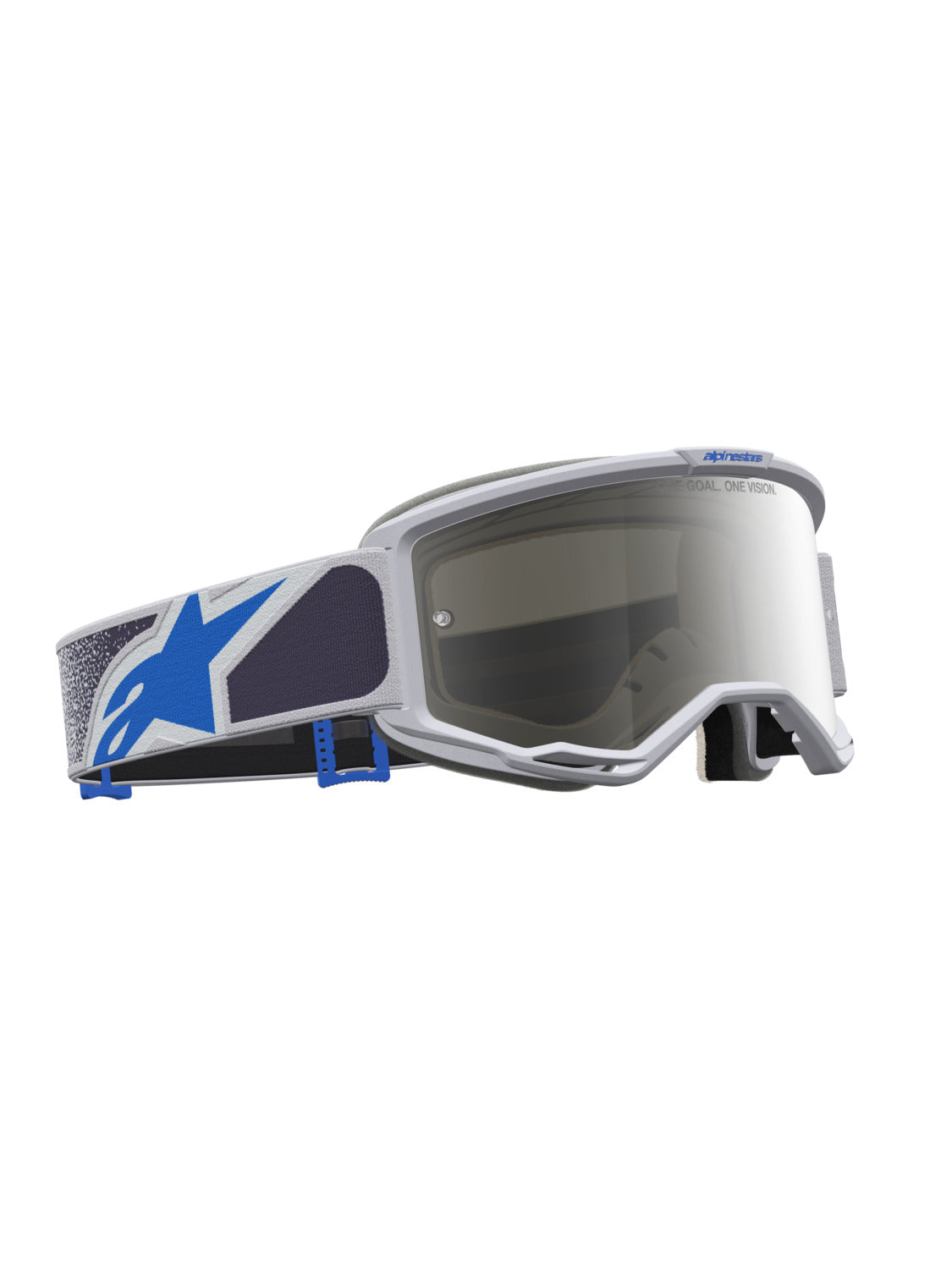Brýle Alpinestars Vision 5 Drag světle fialová/modrá, zrcadlové stříbrné plexi