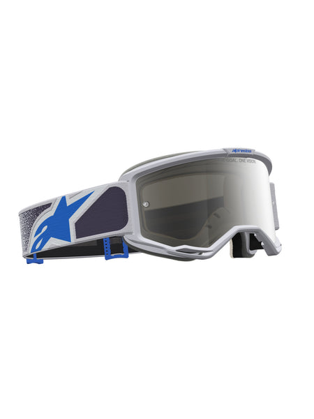 Brýle Alpinestars Vision 5 Drag světle fialová/modrá, zrcadlové stříbrné plexi