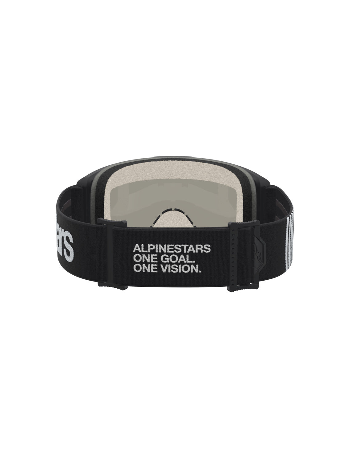 Brýle Alpinestars Vision 5 Hone černá/bílá, zrcadlové zlaté plexi