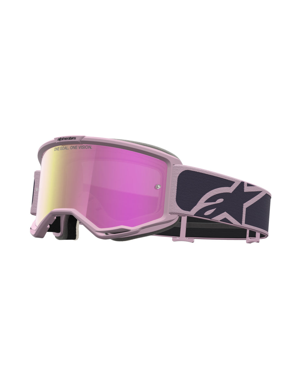 Brýle Alpinestars Vision 5 Rora tmavě šedá/růžová, zrcadlové růžové plexi