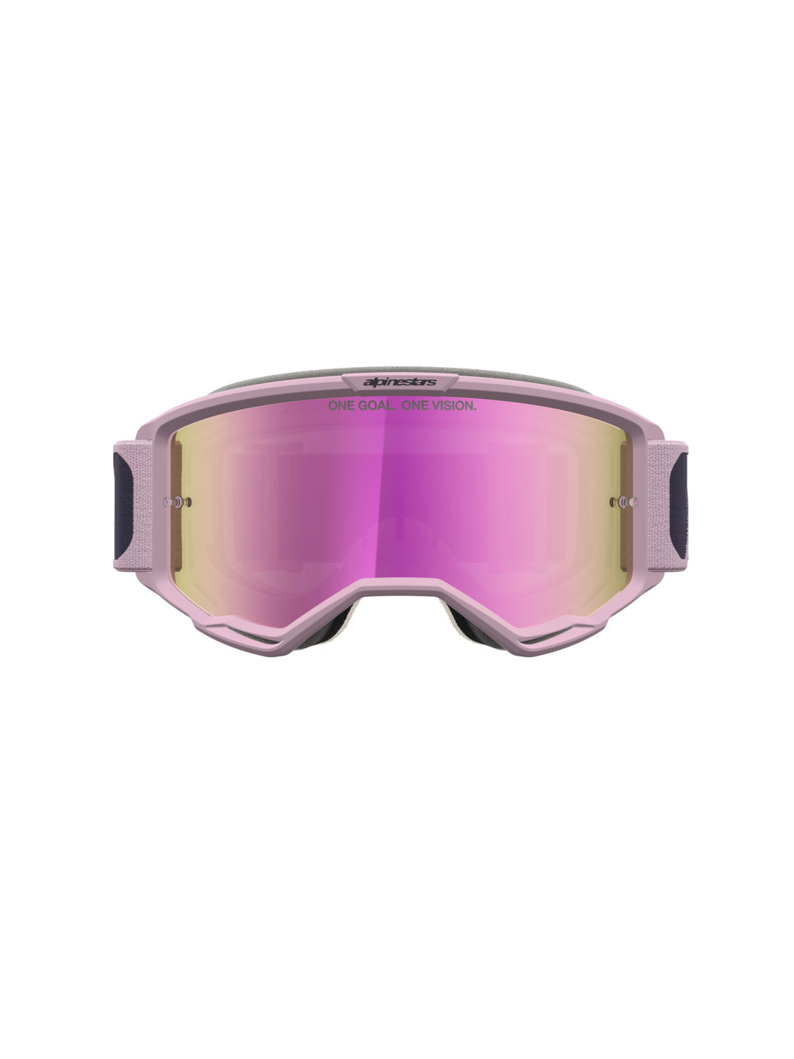 Brýle Alpinestars Vision 5 Rora tmavě šedá/růžová, zrcadlové růžové plexi