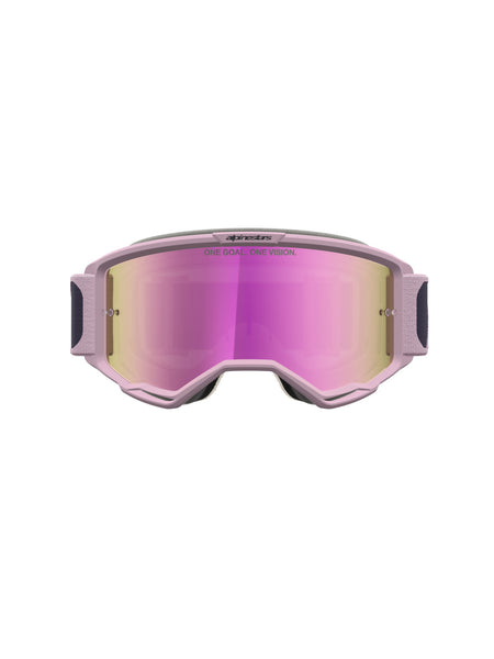 Brýle Alpinestars Vision 5 Rora tmavě šedá/růžová, zrcadlové růžové plexi