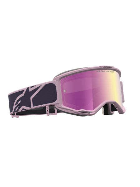 Brýle Alpinestars Vision 5 Rora tmavě šedá/růžová, zrcadlové růžové plexi