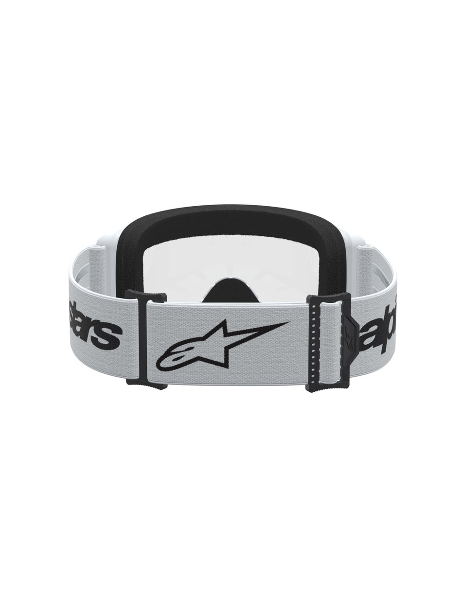 Brýle Alpinestars Vision 3 Wordmark bílá/černá, čiré plexi