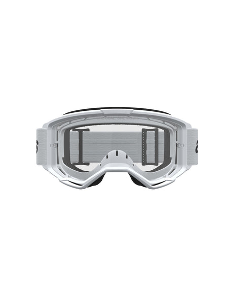 Brýle Alpinestars Vision 3 Wordmark bílá/černá, čiré plexi