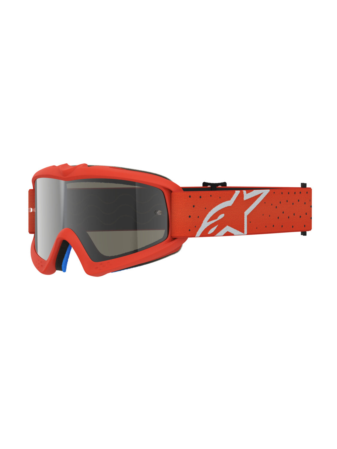 Dětské brýle Alpinestars Vision Youth Vesta oranžová/stříbrná, zrcadlové stříbrné plexi
