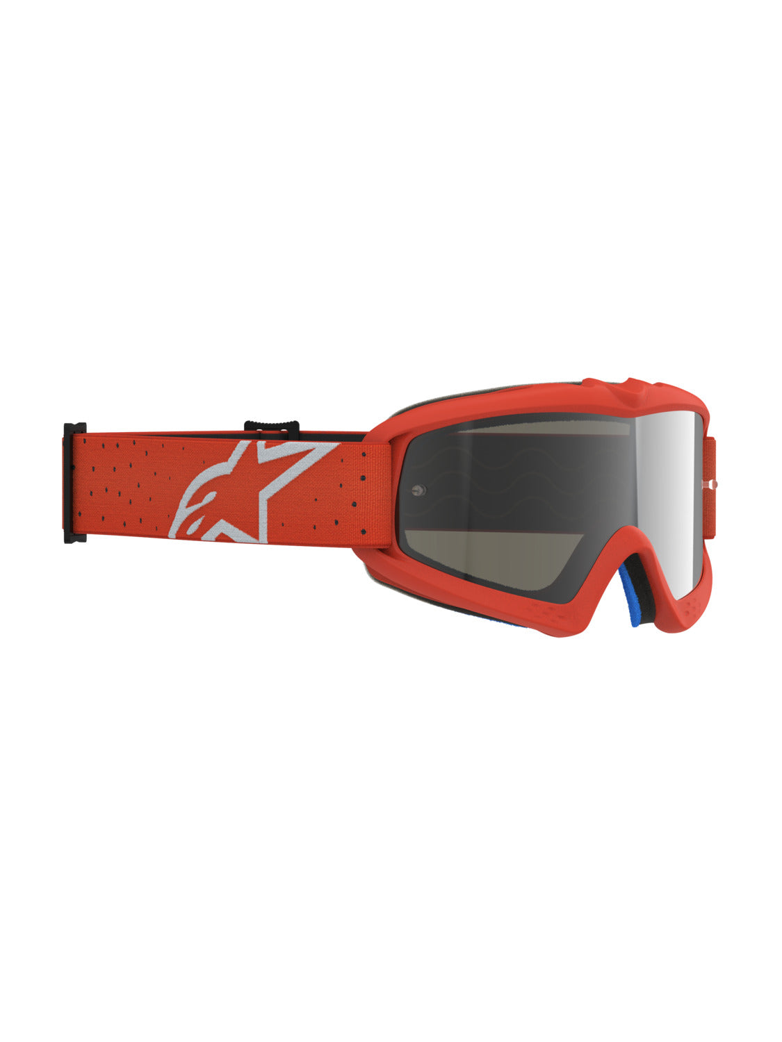 Dětské brýle Alpinestars Vision Youth Vesta oranžová/stříbrná, zrcadlové stříbrné plexi