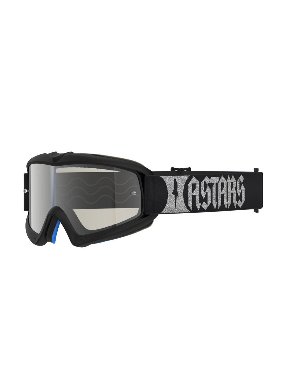 Dětské brýle Alpinestars Vision Youth Atrox černá/stříbrná, zrcadlové stříbrné plexi