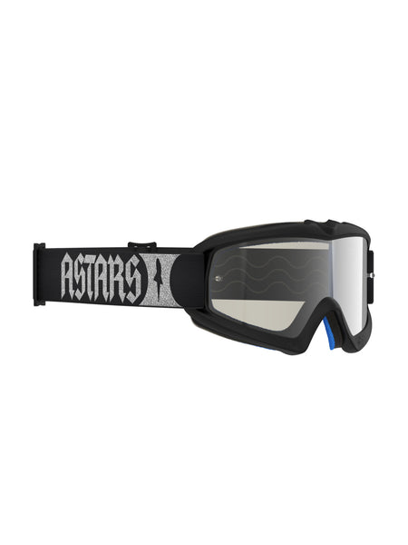 Dětské brýle Alpinestars Vision Youth Atrox černá/stříbrná, zrcadlové stříbrné plexi