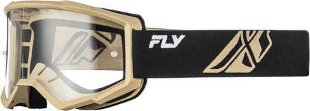 Brýle Fly Racing Focus černá/khaki - číré plexi