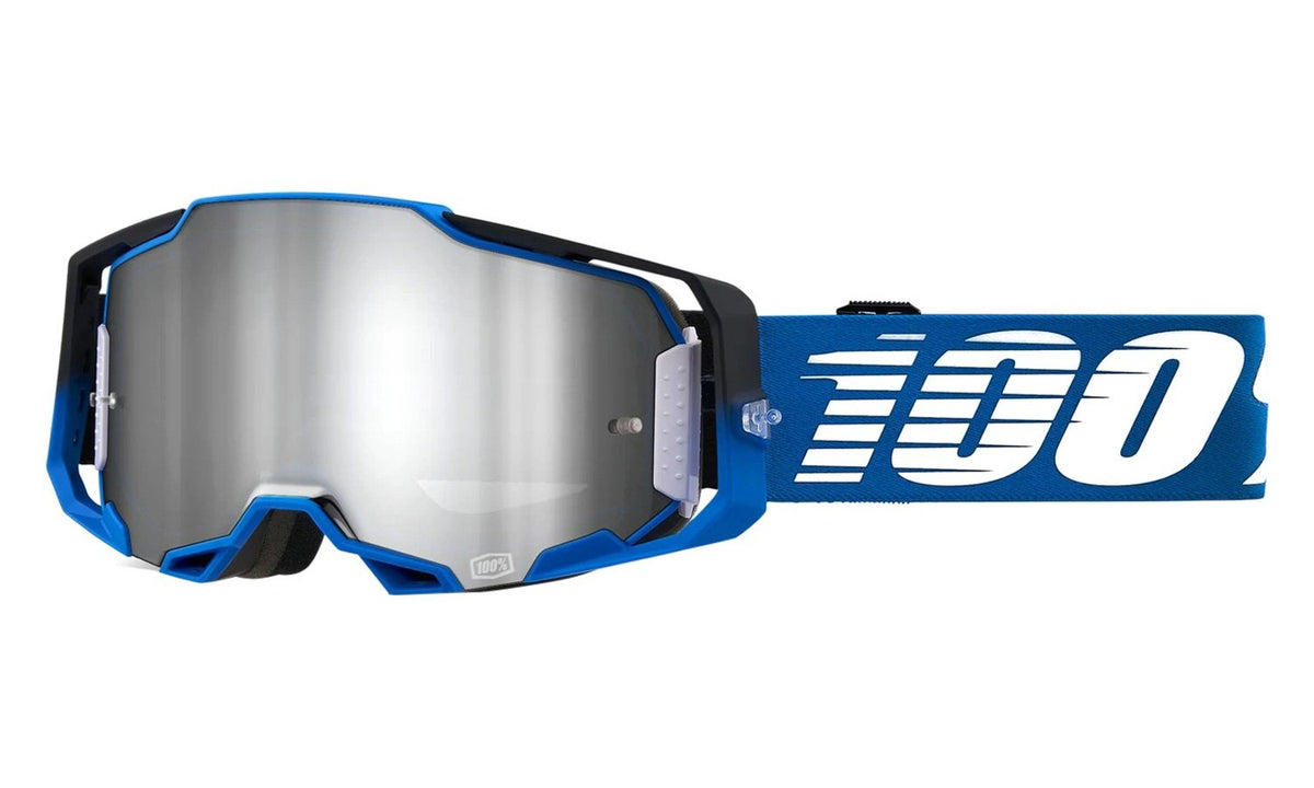 Brýle 100% Armega Rockchuck, stříbrné plexi