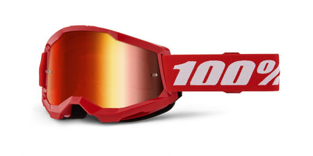 Brýle 100% Strata 2 NEW červené, červené plexi