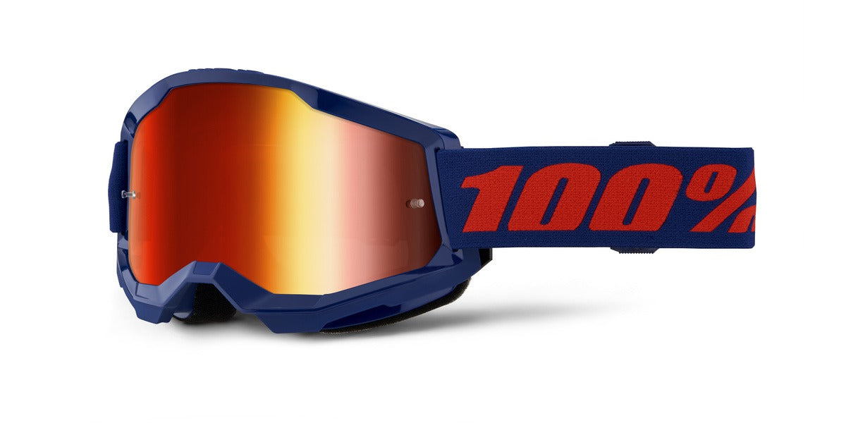 Brýle 100% Strata 2 NEW modré, červené plexi