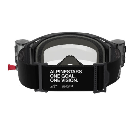 Brýle Alpinestars Vision 8 Corp ROLL-OFF Wide Vision černá, čiré plexi a roll-off systém
