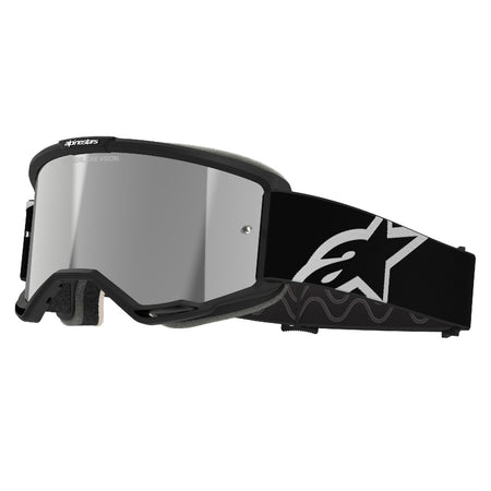 Brýle Alpinestars Vision 5 Corp černá, zrcadlové stříbrné plexi