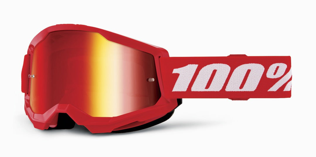 Dětské brýle 100% Strata 2 červené, červené plexi