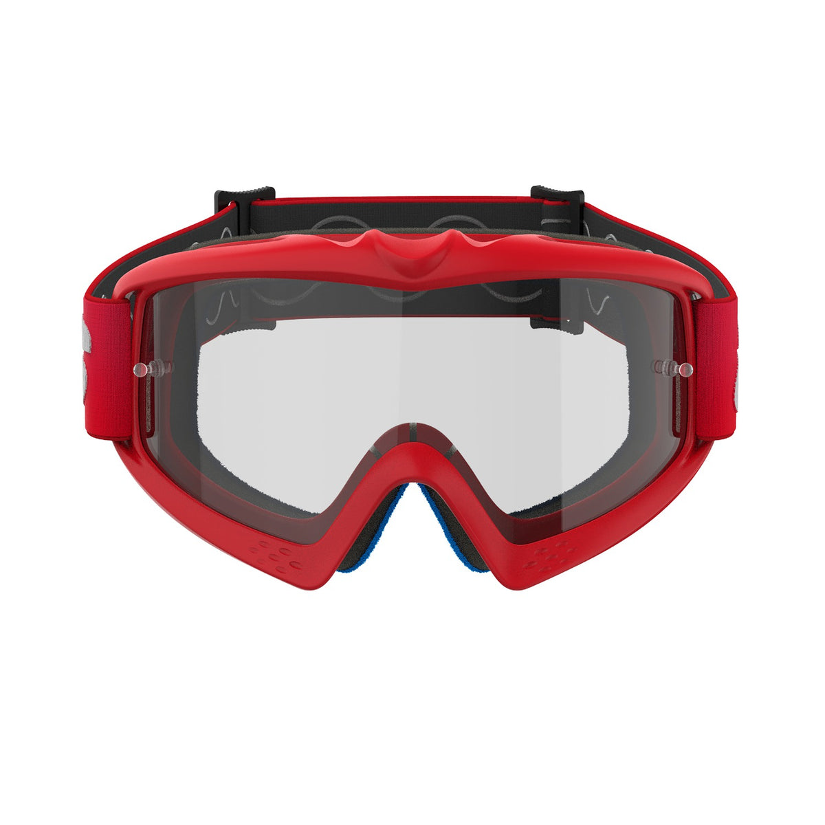 Dětské brýle Alpinestars Vision Youth Blaze červená, čiré plexi