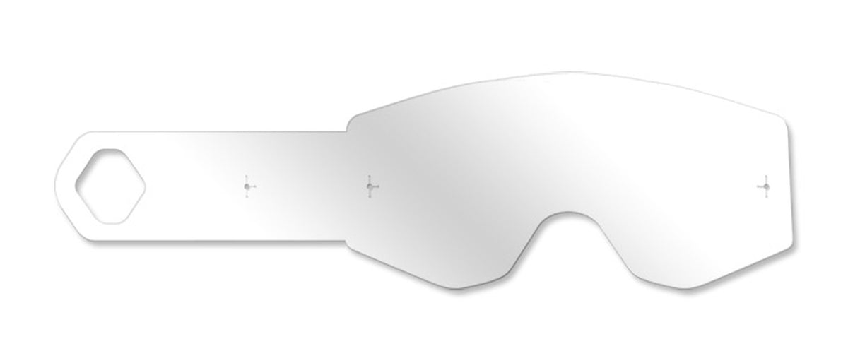 Dětské strhávací slídy plexi pro brýle Fly Racing FLY Racing 10 vrstev v balení, čiré