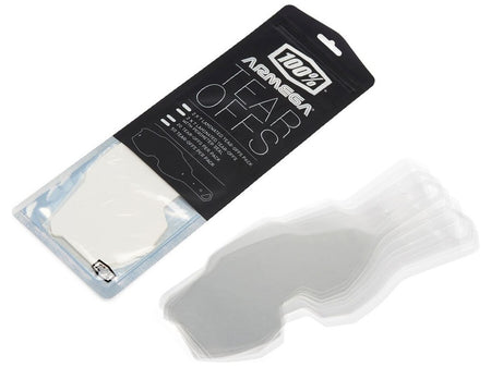 Strhávací slídy plexi 100% Standart pro brýle Armega 50 vrstev v balení, čiré