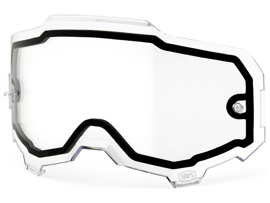 Plexi 100% Armega čiré DUAL, Anti-fog