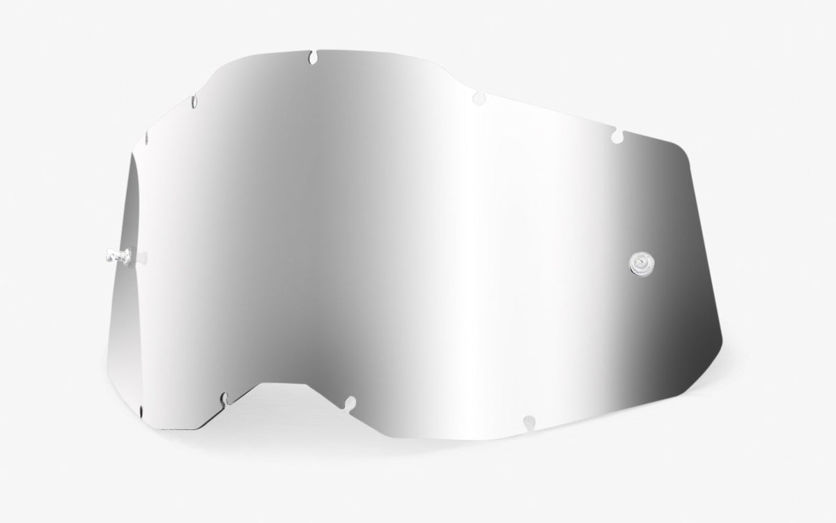 Plexi 100% Racecraft 2/Accuri 2/Strata 2 srříbrné chrom, Anti-fog