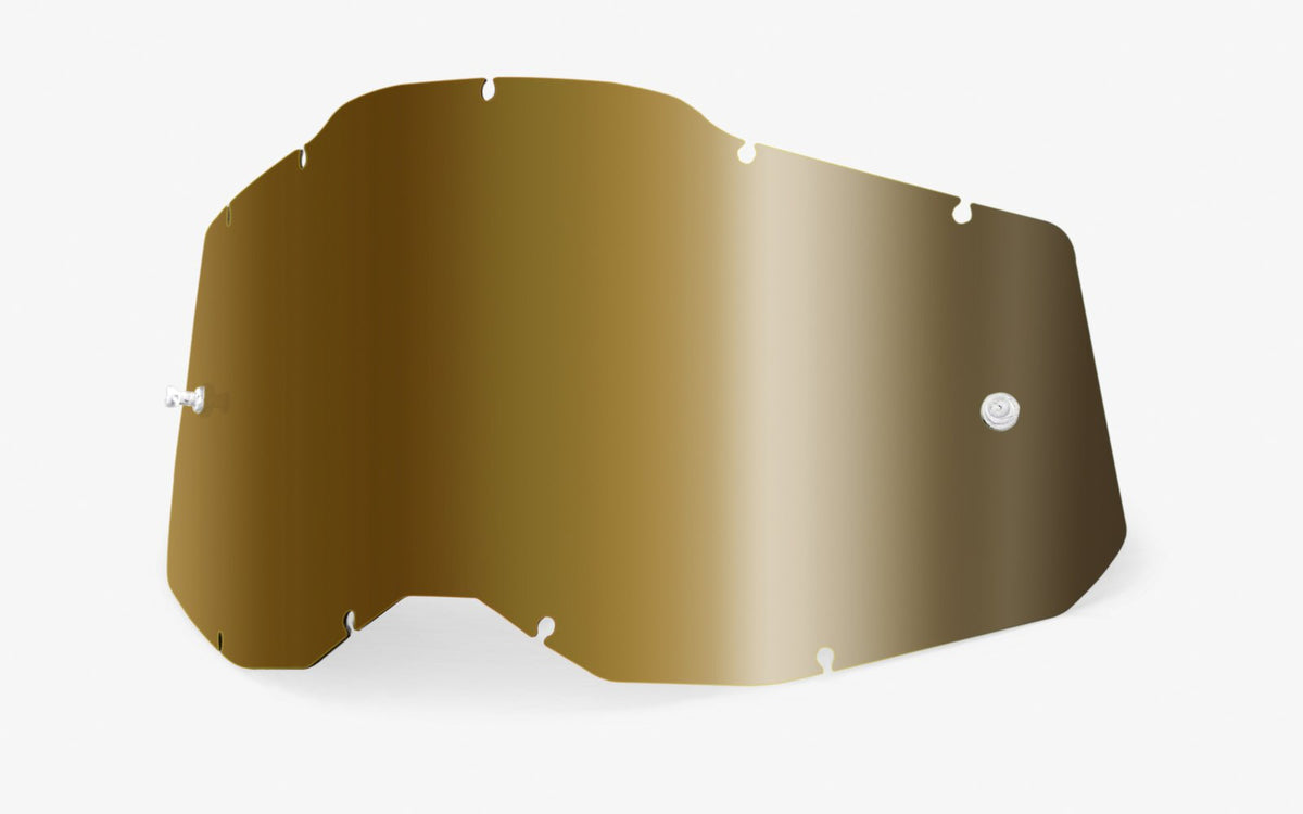 Plexi 100% Racecraft 2/Accuri 2/Strata 2 zlaté chrom, Anti-fog