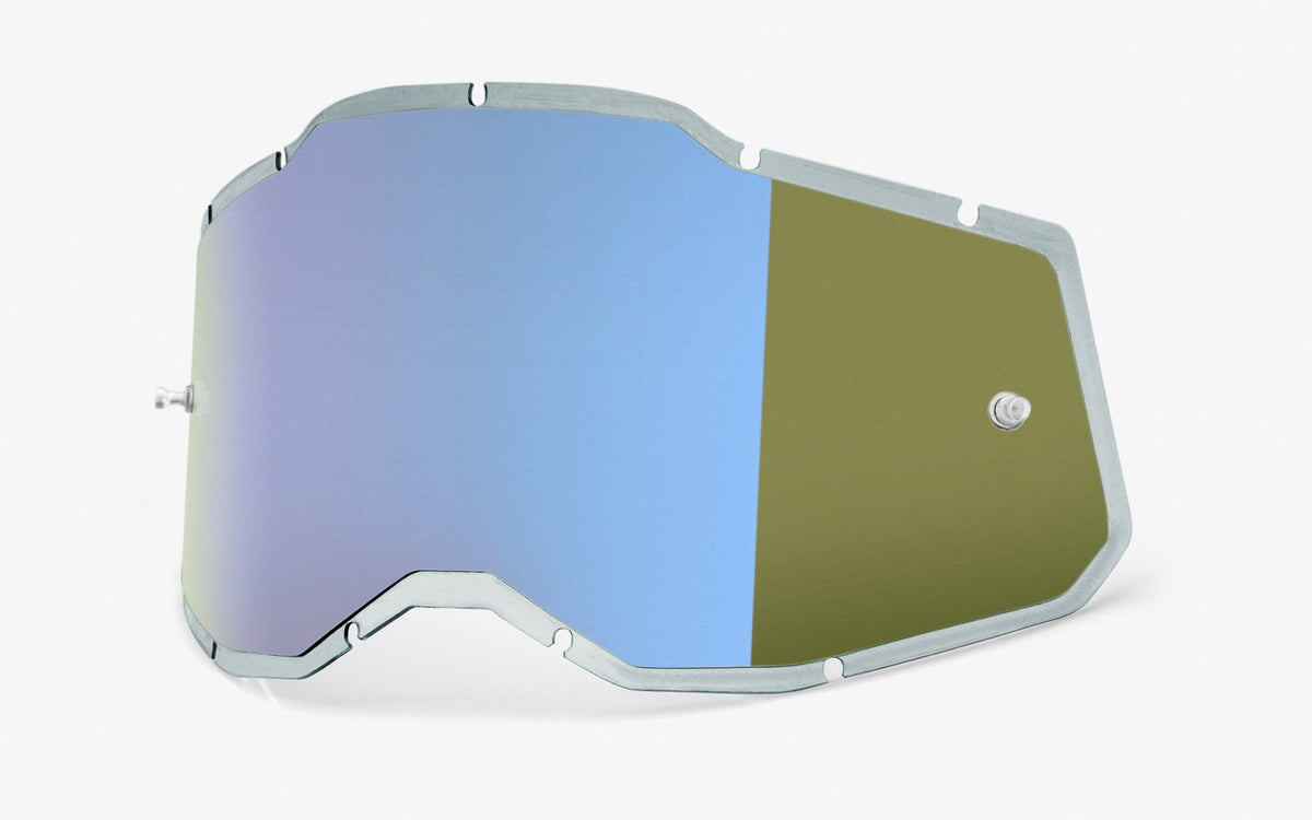 Plexi 100% Injected Racecraft 2/Accuri 2/Strata 2 modré chrom, Anti-fog