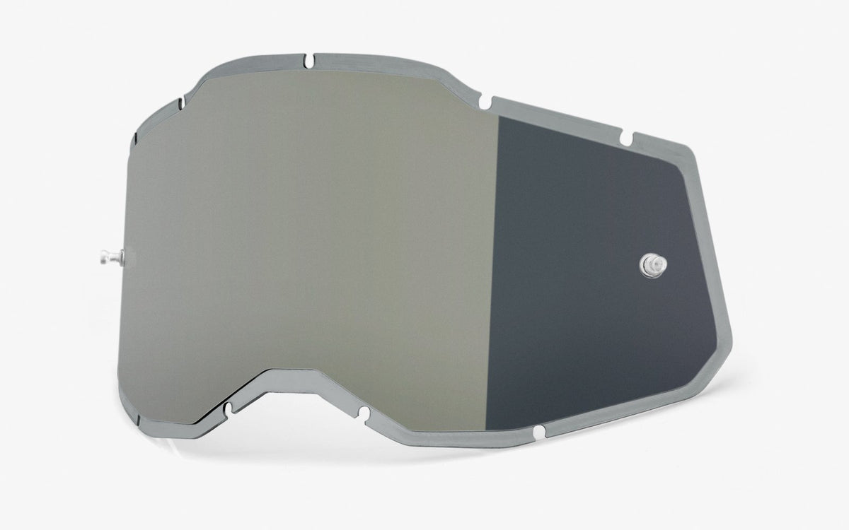 Plexi 100% Injected Racecraft 2/Accuri 2/Strata 2 stříbrné chrom, Anti-fog