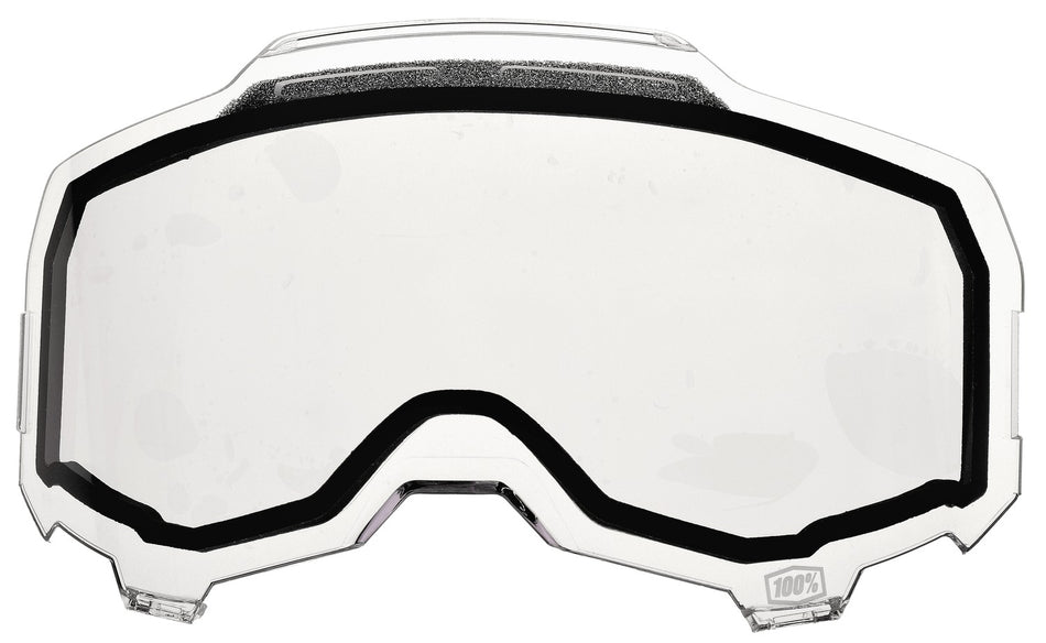 Plexi 100% Armega čiré vented DUAL, Anti-fog