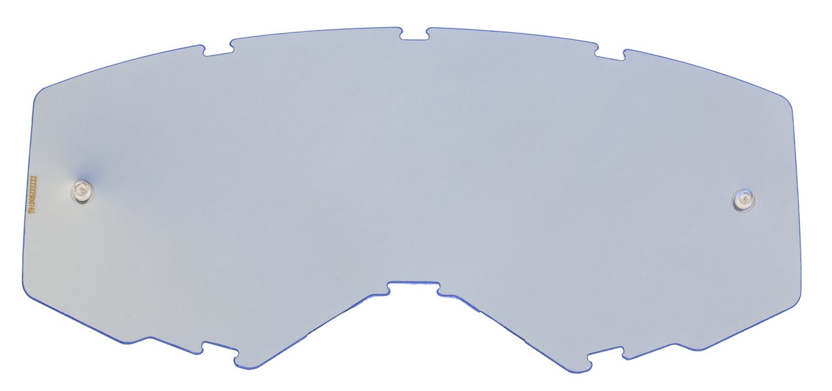Dětská plexi Fly Racing Focus/zone modré chromové