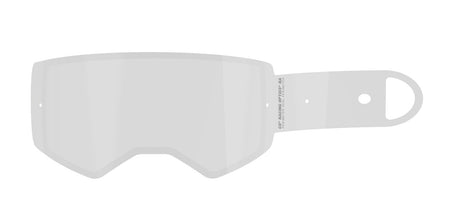 Strhávací slídy plexi Alpinestars Racing Laminované s Obvodovým Těsněním pro brýle Supertech 14 vrstev v balení, čiré