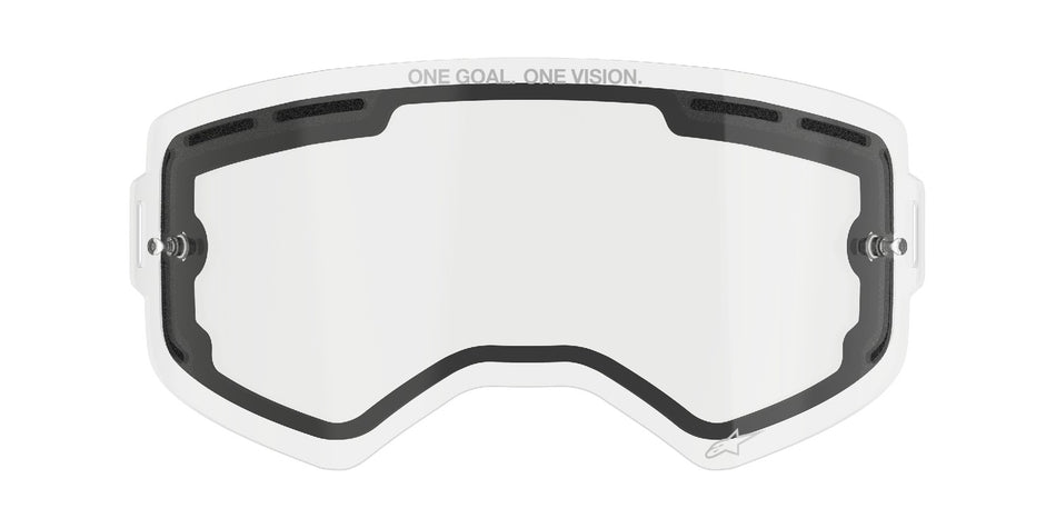 Plexi pro brýle Alpinestars Supertech dvojité antifog čiré