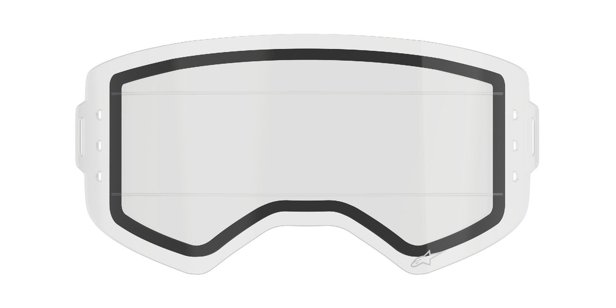 Plexi pro brýle Alpinestars Supertech dvojité antifog čiré pro systém roll-off