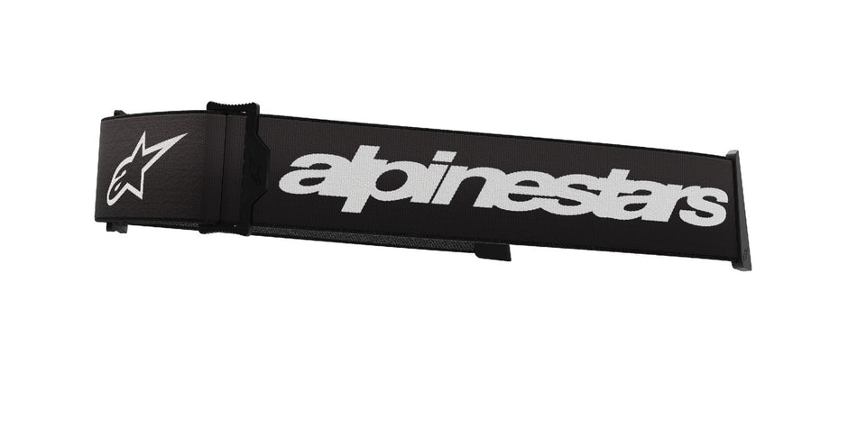 Náhradní textilní popruh pro brýle Alpinestars Supertech a Vision 8 černá/bílá
