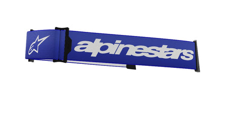 Náhradní textilní popruh pro brýle Alpinestars Supertech a Vision 8 modrá/bílá