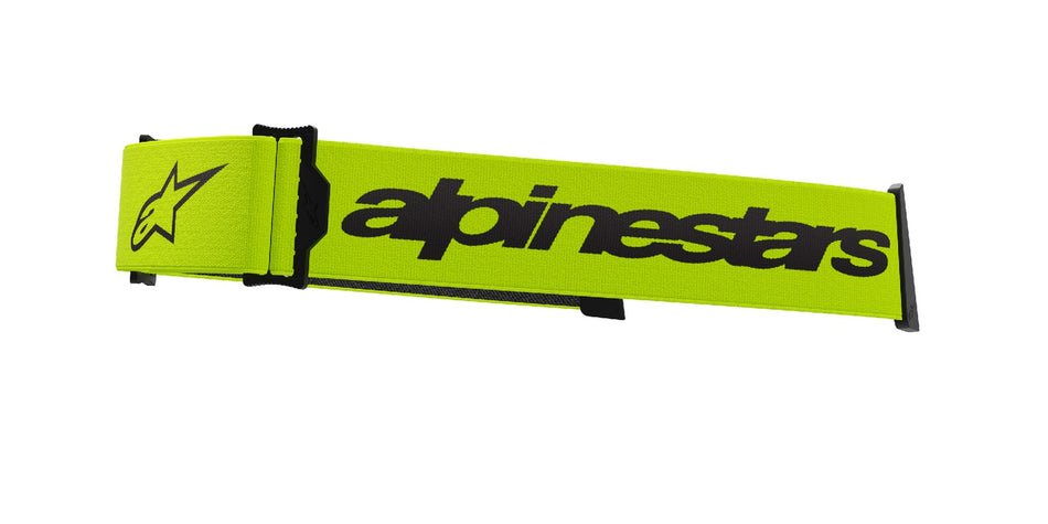 Náhradní textilní popruh pro brýle Alpinestars Supertech a Vision 8 žlutá fluo/černá