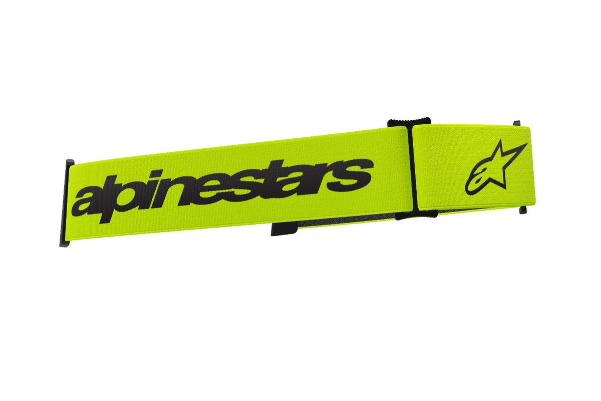 Náhradní textilní popruh pro brýle Alpinestars Supertech a Vision 8 žlutá fluo/černá