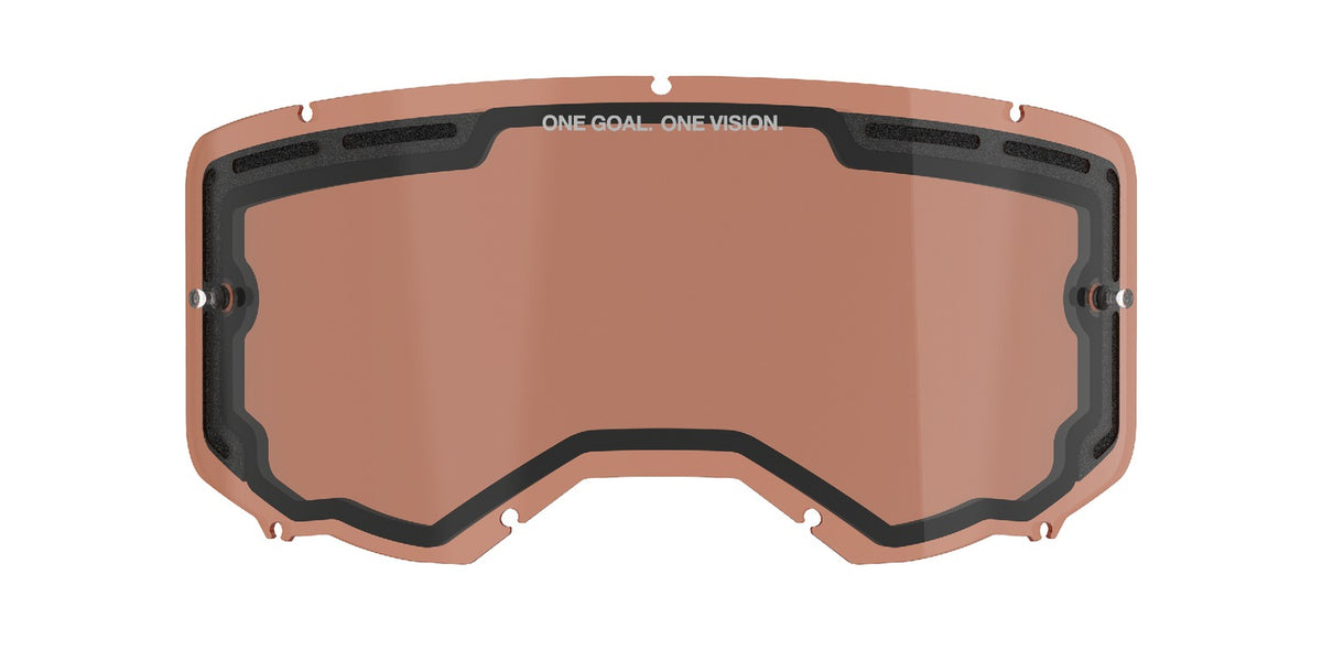 Plexi pro brýle Alpinestars Vision 8/5/3 dvojité antifog oranžovo hnědá afterburn