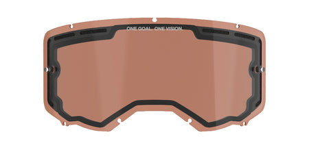 Plexi pro brýle Alpinestars Vision 8/5/3 dvojité antifog oranžovo hnědá afterburn